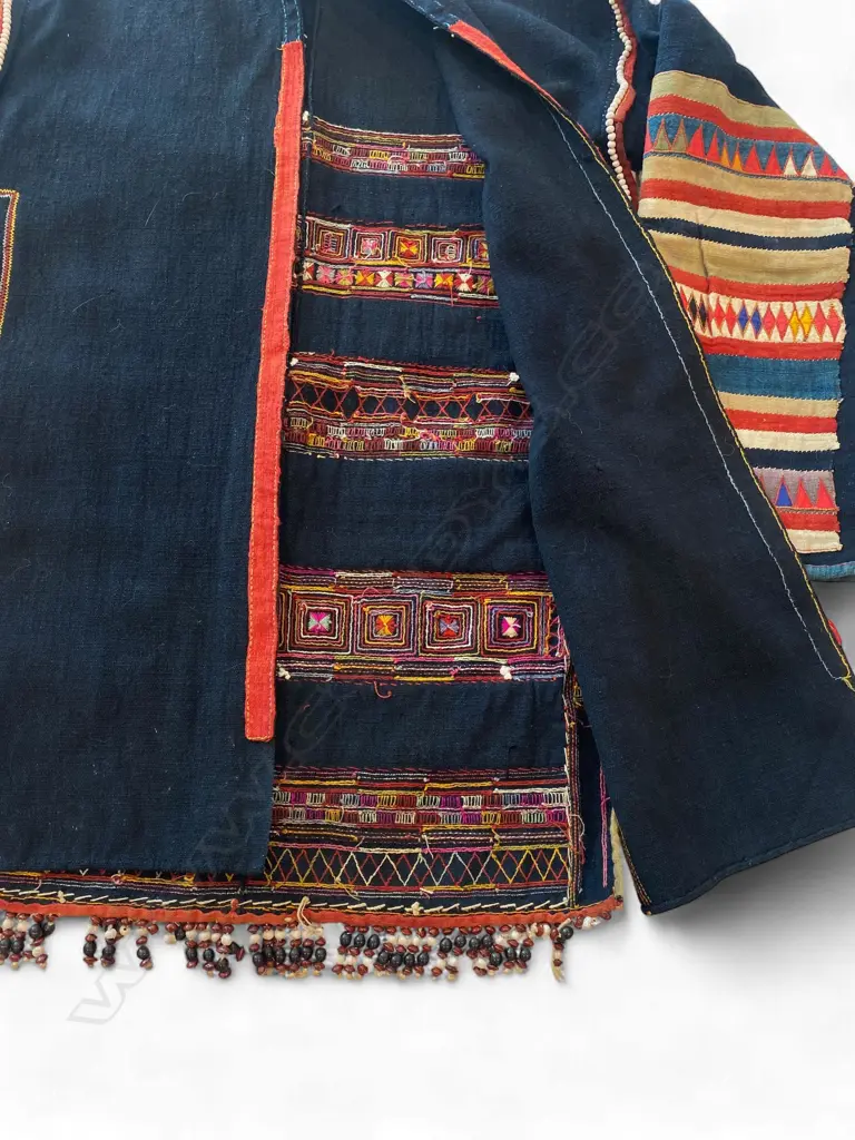Woman’s jacket - cotton/beads/seeds, Image 1++